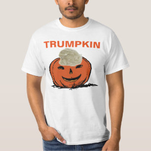 Drôle T-shirts Halloween, Donald Trump TRUMPKIN