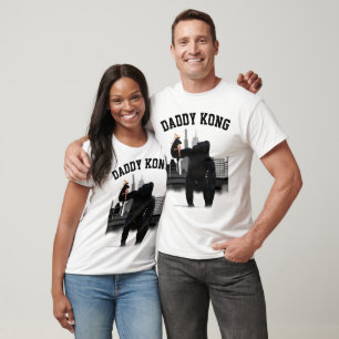 Drôle T-shirts Hommes, DADDY KONG APE