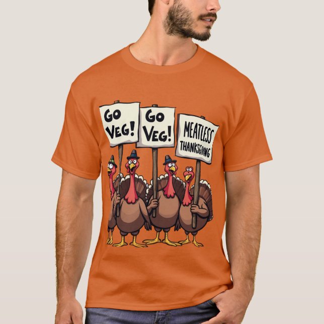 Drôle T-shirts Thanksgiving (Devant)