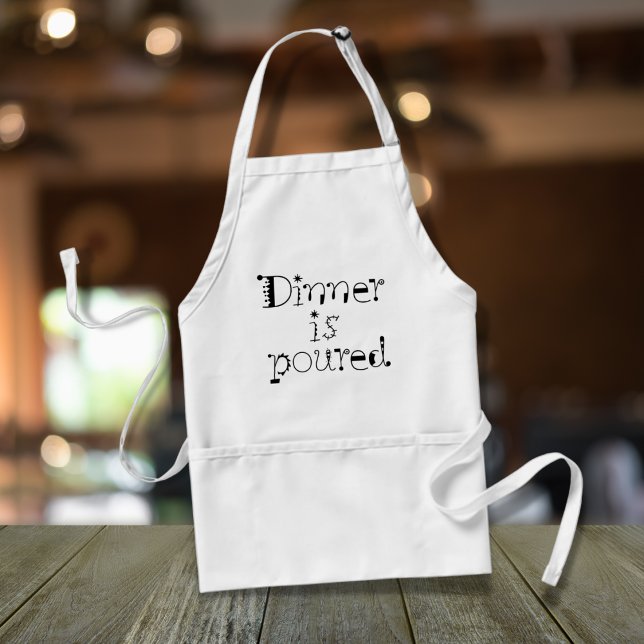 Drôle tablier cadeaux humour citations cadeaux d'a (A funny women's apron modern humor gift. A cute, humorous saying for the cook that prefers wine!)
