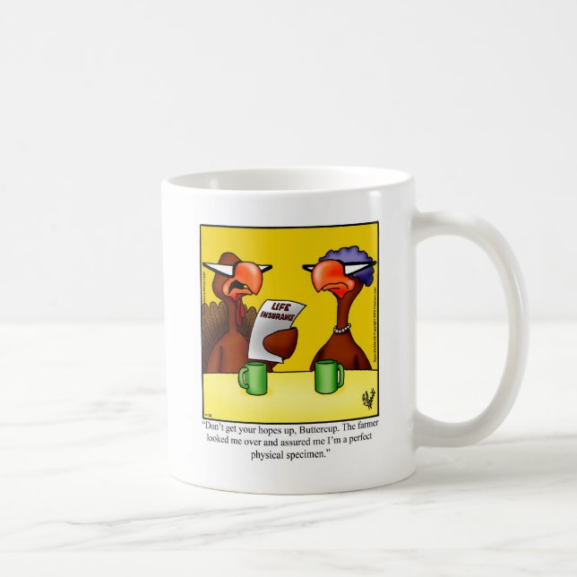Drôle Thanksgiving Humour café Mug (Droite)