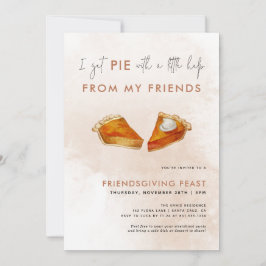 Drôle Thanksgiving Invitation Friendsgiving Dîner