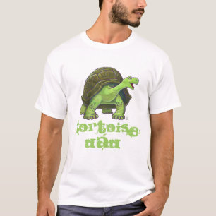 Drôle Tortoise Papa Mens T-Shirts