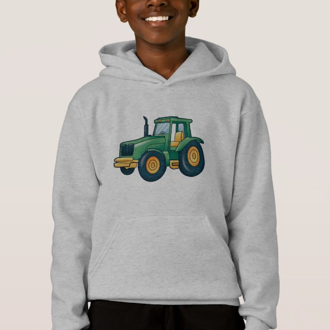 Drôle Tracteur conception de dessin (Devant)