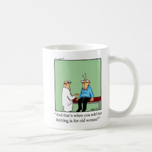 Drôle Tricot Humour Mug cadeau