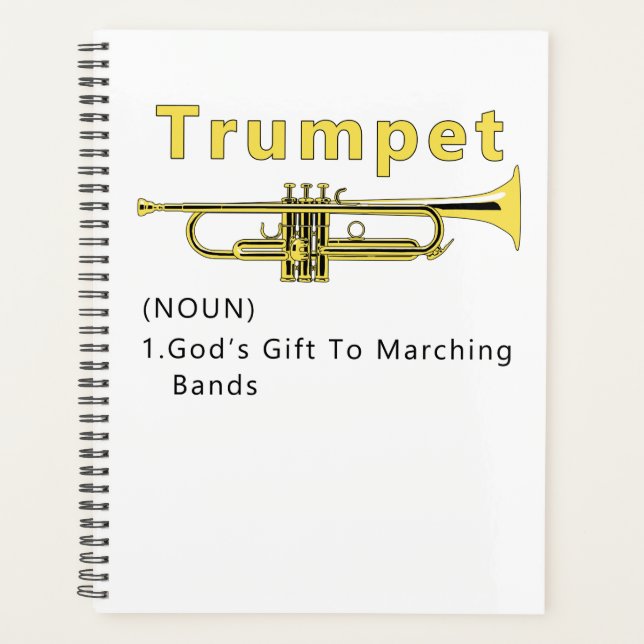 Drôle Trumpet Dieux Cadeau À Marching Band (Devant)