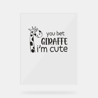 Drôle Tu paris Giraffe Je suis mignonne - Giraffe