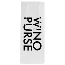 Drôle Type Wino's Purse Fourre-tout Vin Sac cadeau