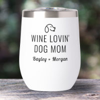 Drôle Vin Aimant Chien Maman Noms Personnalisés