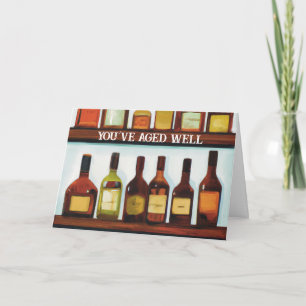 Drôle Whiskey carte d'anniversaire pour lui hommes