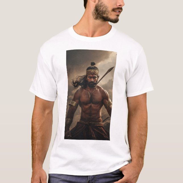 Dronacharya: Guru von Mahabharata T-Shirt (Vorderseite)