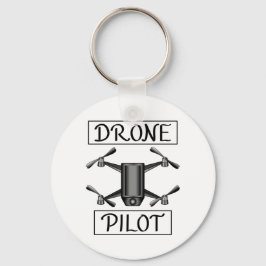 Drone And Drone Pilot Schlüsselanhänger