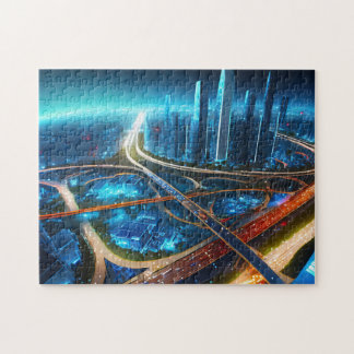 Drone City Shot 2 Le Daily Jigsaw puzzle récent