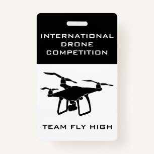 Drone Competition Name Tag Abzeichen Ausweis