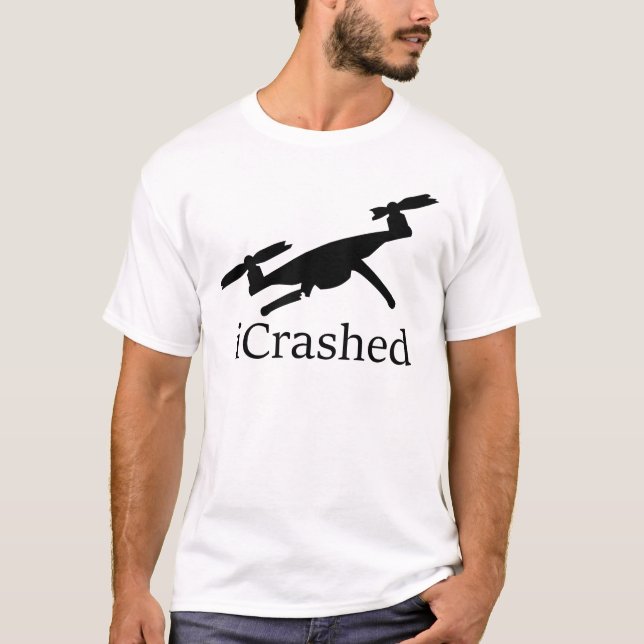 Drone Light-T - Shirt abgestürzt (Vorderseite)