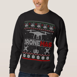 Drone Mas Geschenk für Weihnachten hässlich Sweate Sweatshirt