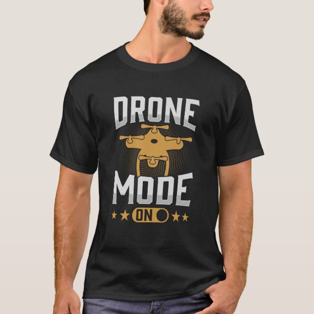 Drone Mode On Enthusiasts Wings If I Duck you Shou T-Shirt (Vorderseite)