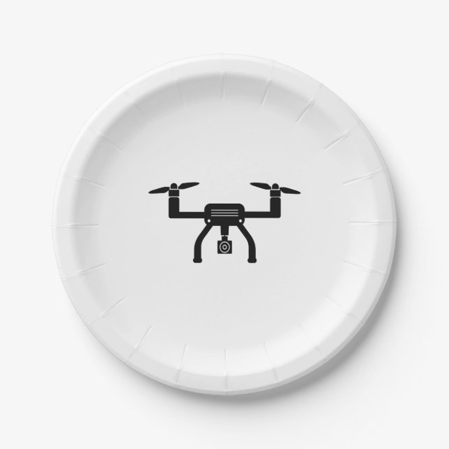 Drone Pappteller (Vorderseite)