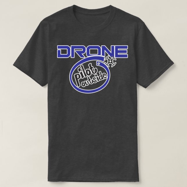 Drone-Pilot im Freien T-Shirt (Design vorne)