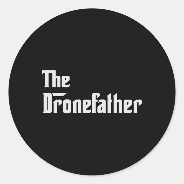 Drone Pilot Quadcopter Dronen FPV Camera Geschenki Runder Aufkleber (Vorderseite)