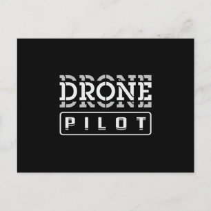 Drone Pilot Quadcopter FPV Drohnen Camera Geschenk Postkarte