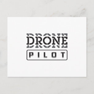 Drone Pilot Quadcopter FPV Drohnen Funny Gift Idea Postkarte