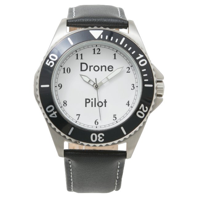 Drone-Pilot-Uhr Armbanduhr (Vorderseite)