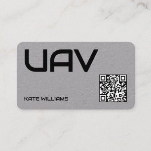 Drone UAV Custom QR Visitenkarte