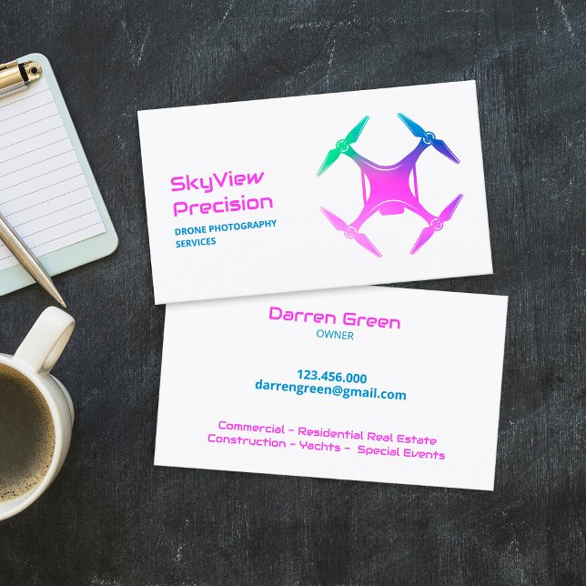 Drone UAV Visitenkarte (Drone UAV Business Cards)