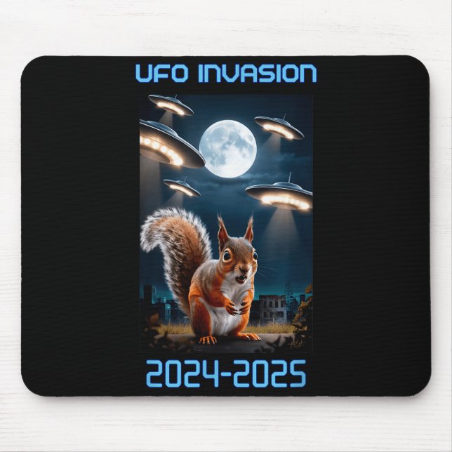 Drone Ufo Alien Invasion Uap New Jersey  Mousepad (Vorne)