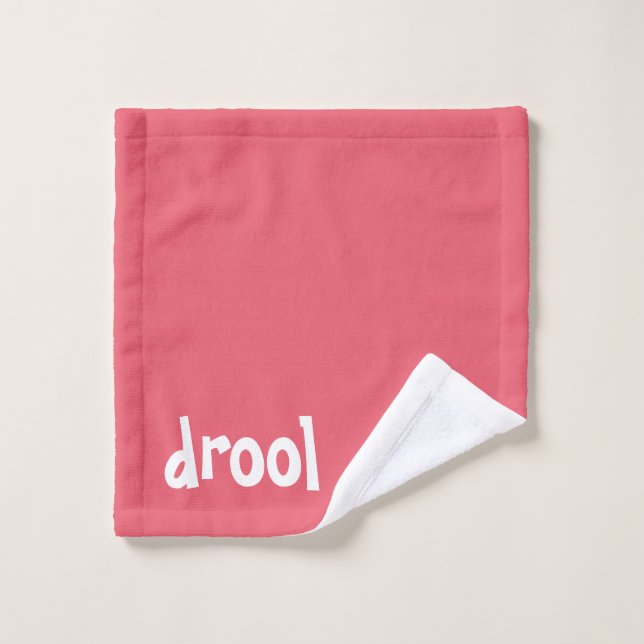 "drool" Spaß lustig! Wischen Sie Ihre Haustiere ab Waschlappen (Waschlappen)