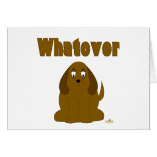 Droopy Brown Hund, was auch immer