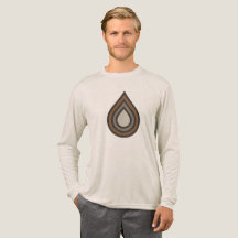 Drop Layered Artwork Tri-Blend-Shirt