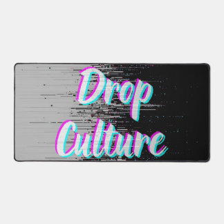 Drop Mouse Pad Hype Pixels Black Gray  Schreibtischunterlage