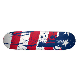 Drop Splash Colors America Flag Skateboard