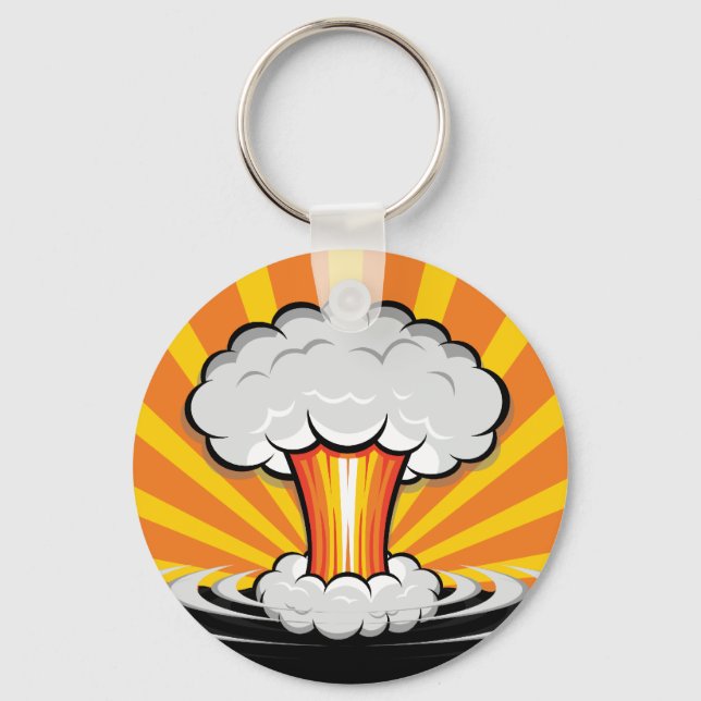 Drop The Bomb - Keychain Schlüsselanhänger (Vorderseite)