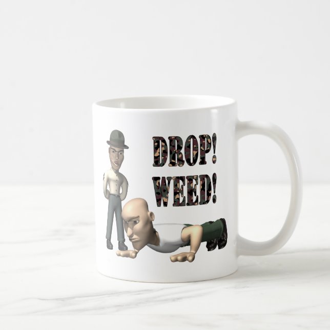 Drop Weed Kaffeetasse (Rechts)