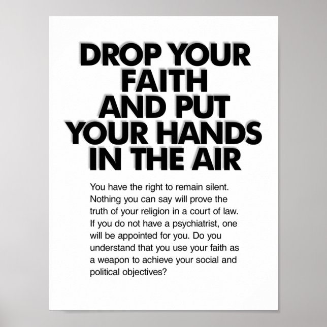 Drop Your Faith Miranda Poster (Vorne)