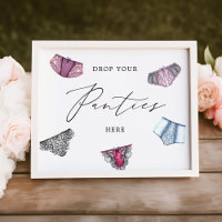 Drop Your Panties French Lingerie Brautparty