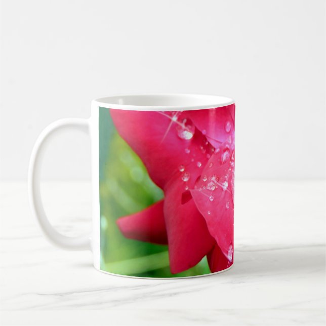 Droplets auf Petals-Tasse Kaffeetasse (Links)