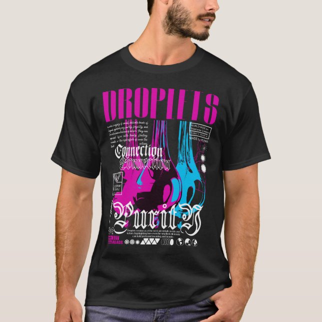 Droplets Tshirt (Vorderseite)