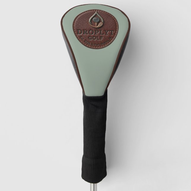 Droplyt Golf Rustic Driver / Golfschlägerabdeckung Headcover (Vorderseite)