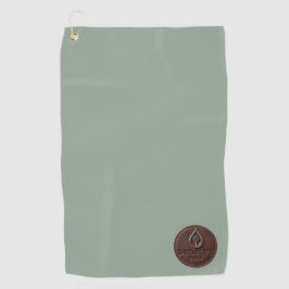 Droplyt Golf Rustic Logo Golf Handtuch