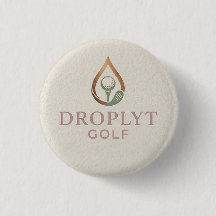 Droplyt Golf Signature-Button (Rosa-Logo)