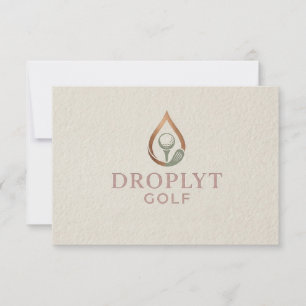 Droplyt Golf Signature Dankeskarte