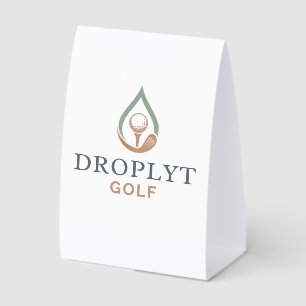 Droplyt Golf Signature-Tischkarte Tischaufsteller