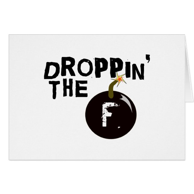 Droppin die f-Bombe (Vorderseite (Horizontal))