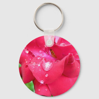 Drops auf Petals-Schlüsselring Schlüsselanhänger