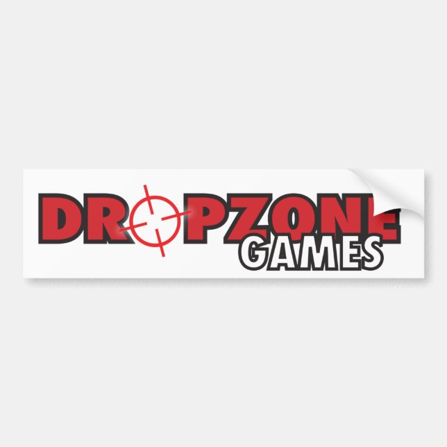 DropZone Spiel-Autoaufkleber Autoaufkleber (Vorne)