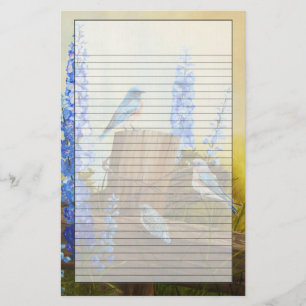 Drossel-Familie Briefpapier